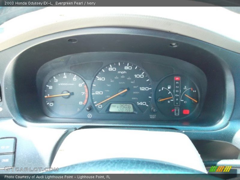Evergreen Pearl / Ivory 2003 Honda Odyssey EX-L