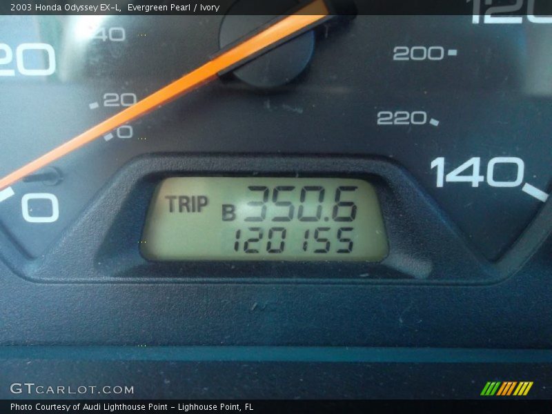 Evergreen Pearl / Ivory 2003 Honda Odyssey EX-L