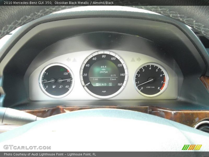 Obsidian Black Metallic / Almond/Black 2010 Mercedes-Benz GLK 350