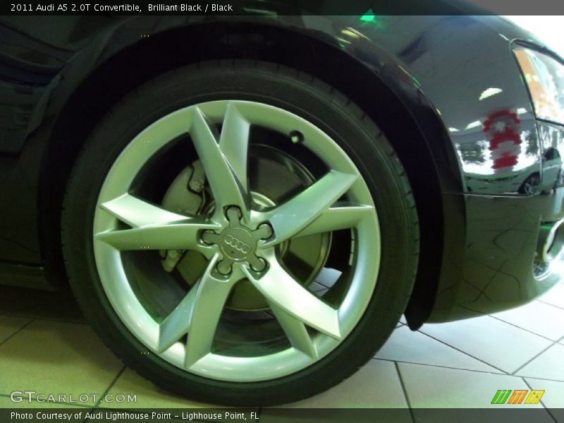 Brilliant Black / Black 2011 Audi A5 2.0T Convertible
