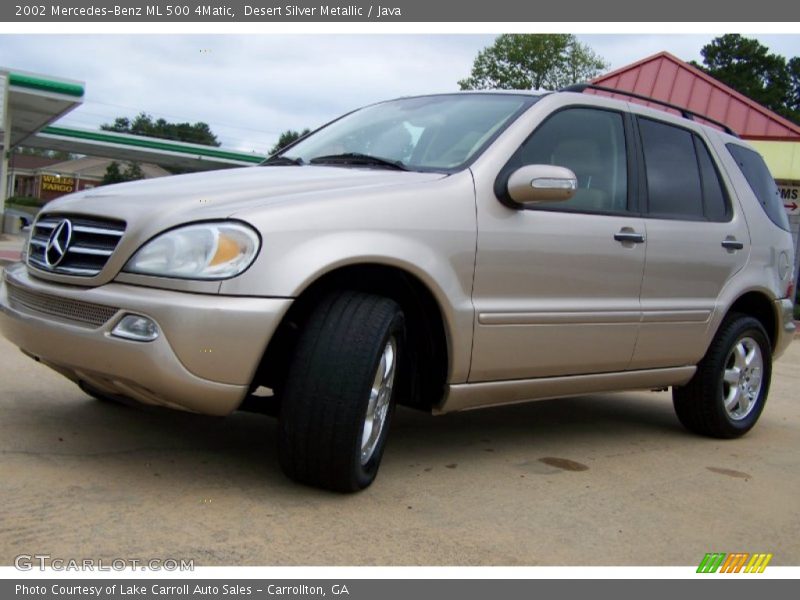 Desert Silver Metallic / Java 2002 Mercedes-Benz ML 500 4Matic