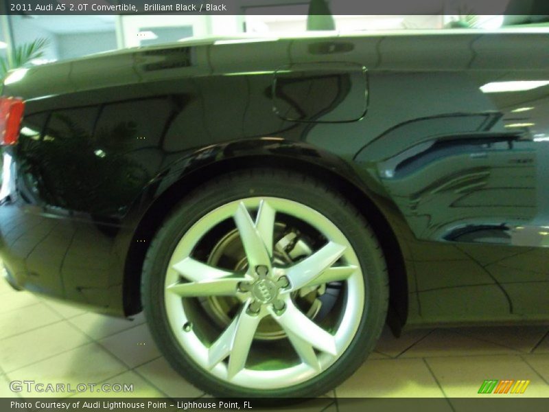 Brilliant Black / Black 2011 Audi A5 2.0T Convertible