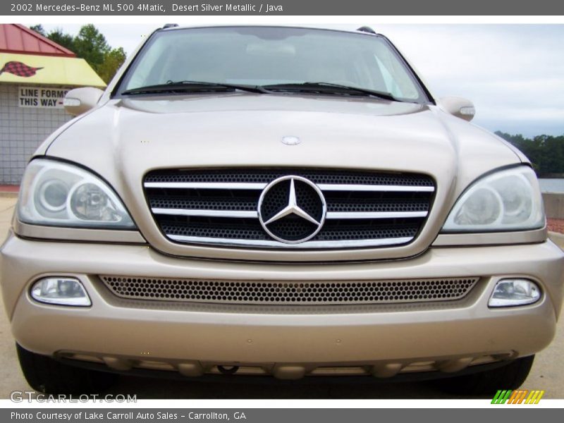 Desert Silver Metallic / Java 2002 Mercedes-Benz ML 500 4Matic