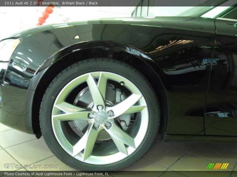 Brilliant Black / Black 2011 Audi A5 2.0T Convertible