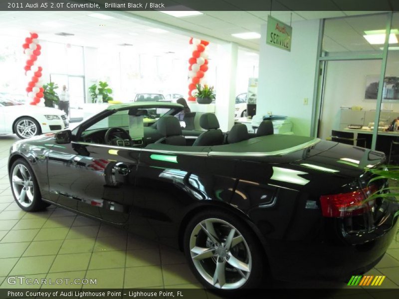 Brilliant Black / Black 2011 Audi A5 2.0T Convertible