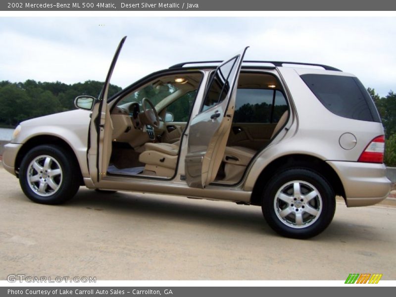 Desert Silver Metallic / Java 2002 Mercedes-Benz ML 500 4Matic