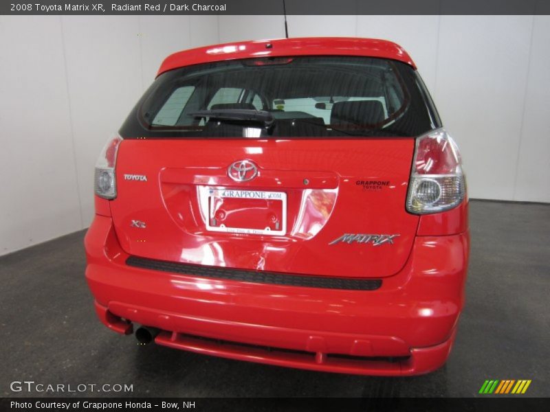 Radiant Red / Dark Charcoal 2008 Toyota Matrix XR