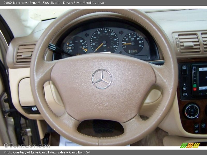 Desert Silver Metallic / Java 2002 Mercedes-Benz ML 500 4Matic