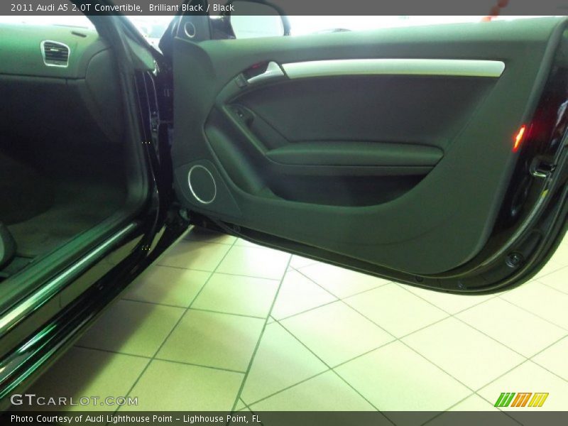 Brilliant Black / Black 2011 Audi A5 2.0T Convertible