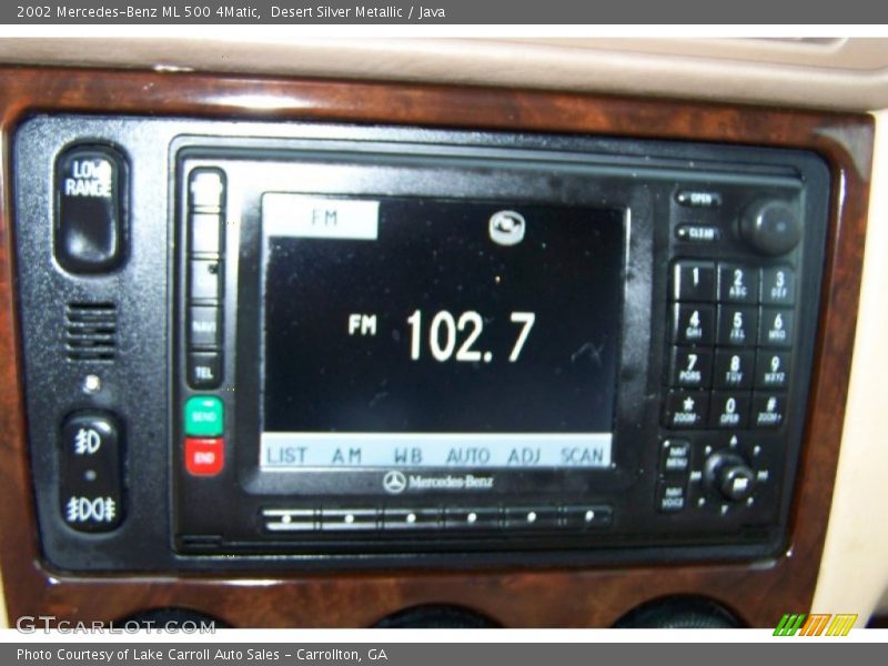 Desert Silver Metallic / Java 2002 Mercedes-Benz ML 500 4Matic