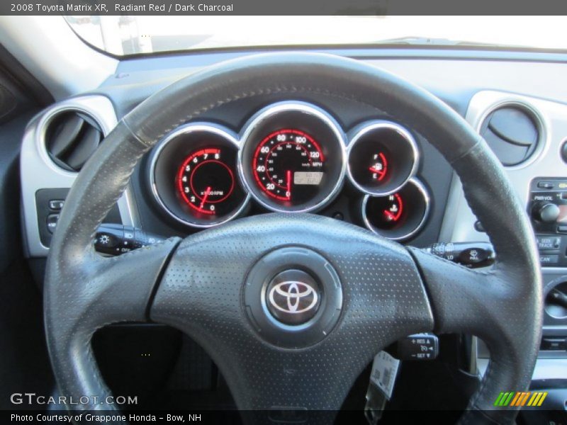 Radiant Red / Dark Charcoal 2008 Toyota Matrix XR