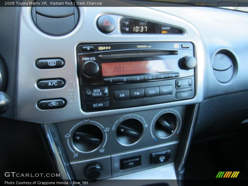 Controls of 2008 Matrix XR