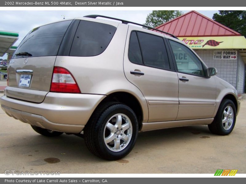 Desert Silver Metallic / Java 2002 Mercedes-Benz ML 500 4Matic