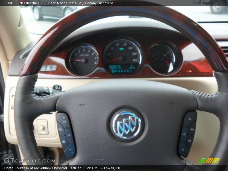 Dark Mocha Metallic / Cocoa/Cashmere 2008 Buick Lucerne CXL