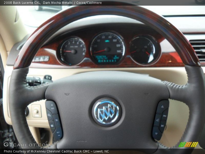 Dark Mocha Metallic / Cocoa/Cashmere 2008 Buick Lucerne CXL
