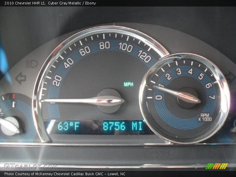 Cyber Gray Metallic / Ebony 2010 Chevrolet HHR LS