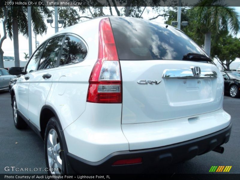 Taffeta White / Gray 2009 Honda CR-V EX