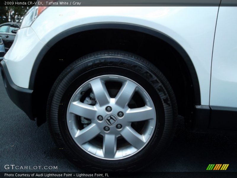 Taffeta White / Gray 2009 Honda CR-V EX