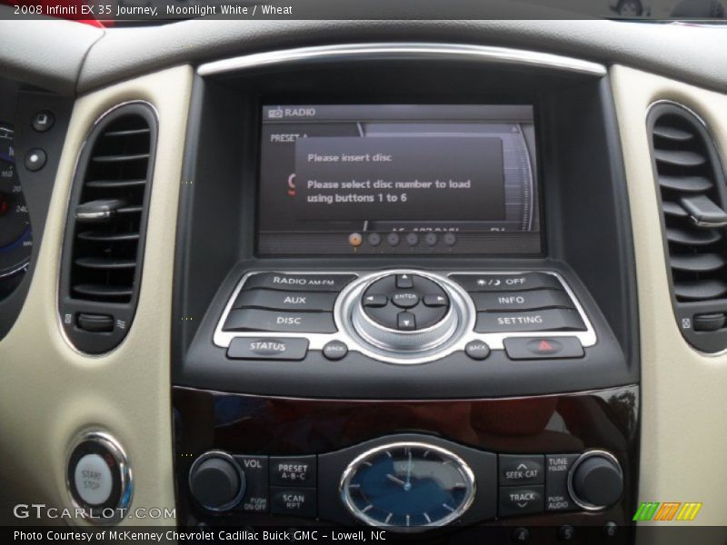Moonlight White / Wheat 2008 Infiniti EX 35 Journey
