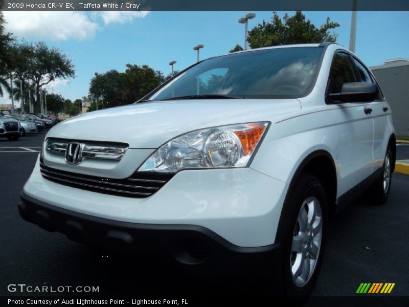 Taffeta White / Gray 2009 Honda CR-V EX