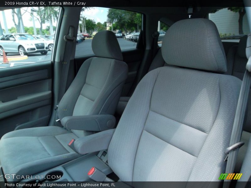 Taffeta White / Gray 2009 Honda CR-V EX