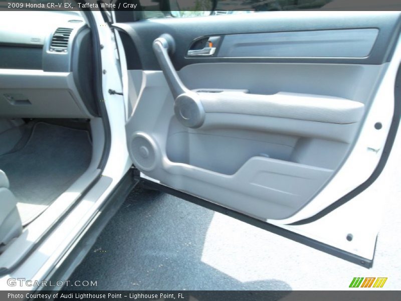 Taffeta White / Gray 2009 Honda CR-V EX