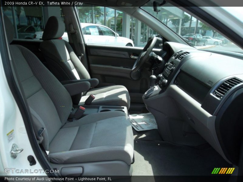 Taffeta White / Gray 2009 Honda CR-V EX