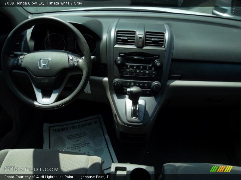 Taffeta White / Gray 2009 Honda CR-V EX