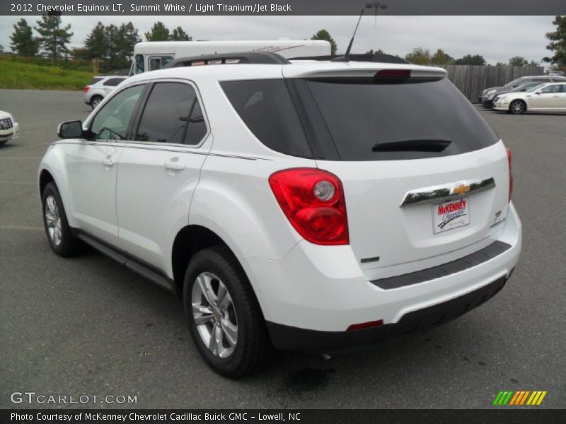 Summit White / Light Titanium/Jet Black 2012 Chevrolet Equinox LT
