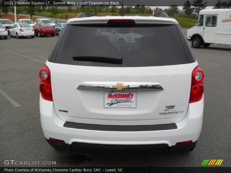 Summit White / Light Titanium/Jet Black 2012 Chevrolet Equinox LT