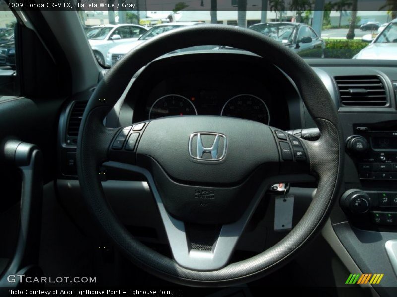 Taffeta White / Gray 2009 Honda CR-V EX