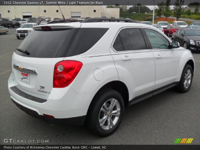 Summit White / Light Titanium/Jet Black 2012 Chevrolet Equinox LT