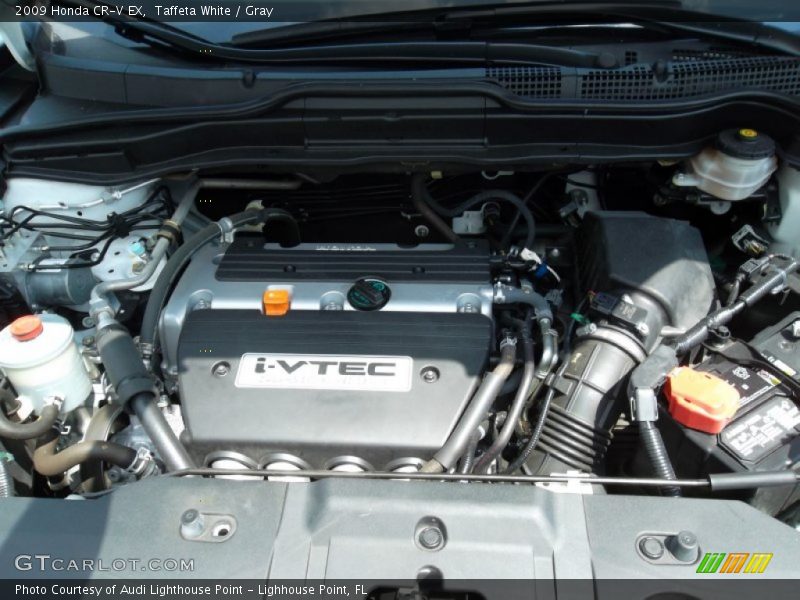 Taffeta White / Gray 2009 Honda CR-V EX