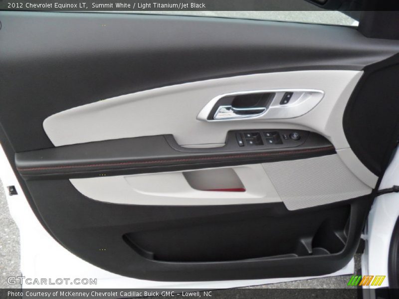 Summit White / Light Titanium/Jet Black 2012 Chevrolet Equinox LT