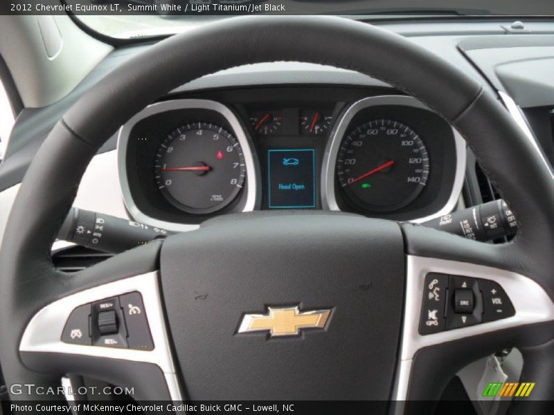 Summit White / Light Titanium/Jet Black 2012 Chevrolet Equinox LT