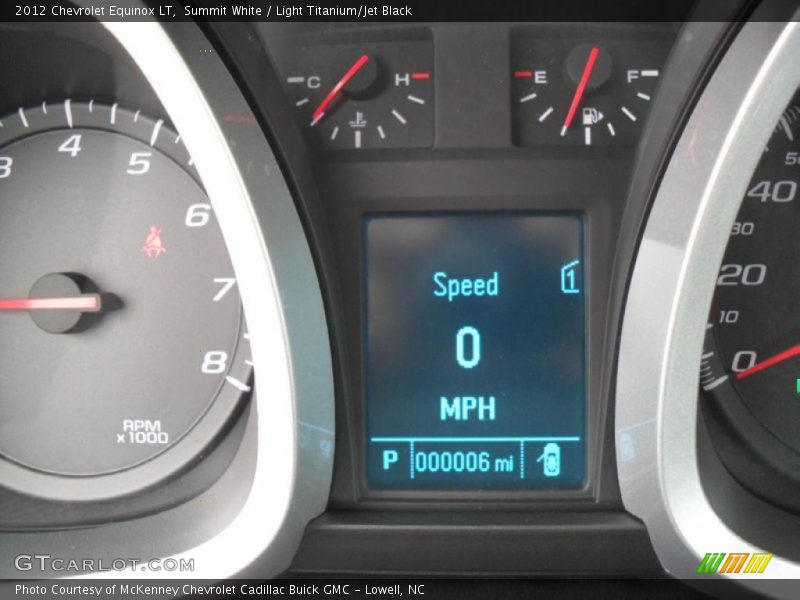 Summit White / Light Titanium/Jet Black 2012 Chevrolet Equinox LT
