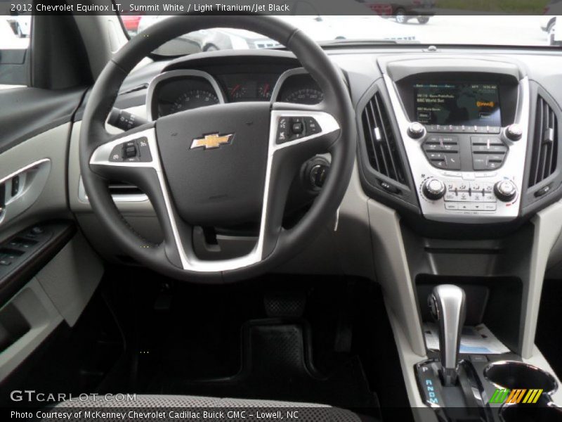 Summit White / Light Titanium/Jet Black 2012 Chevrolet Equinox LT