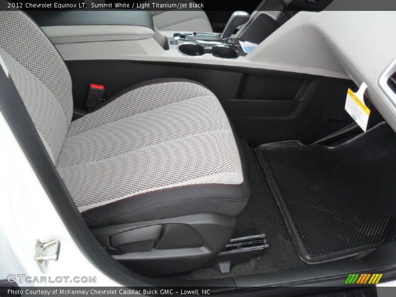 Summit White / Light Titanium/Jet Black 2012 Chevrolet Equinox LT