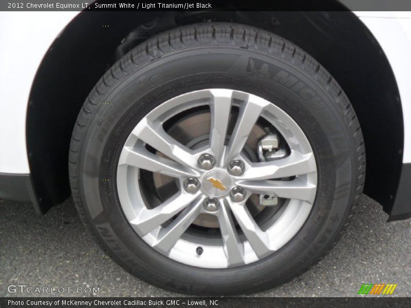 Summit White / Light Titanium/Jet Black 2012 Chevrolet Equinox LT