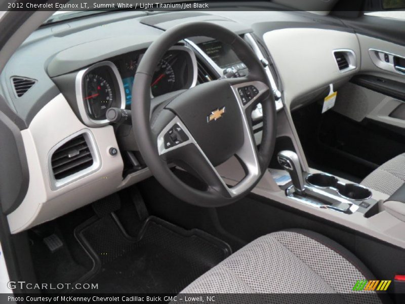Summit White / Light Titanium/Jet Black 2012 Chevrolet Equinox LT