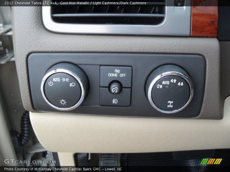 Controls of 2012 Tahoe LTZ 4x4