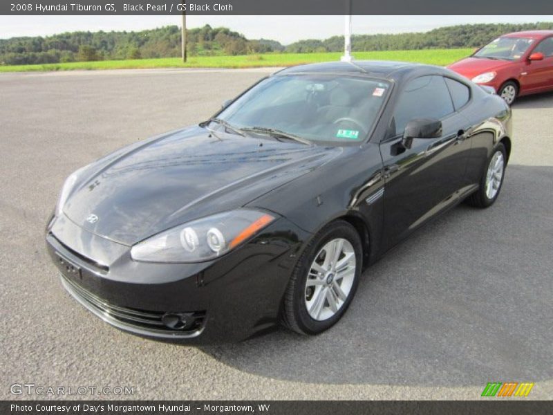 Black Pearl / GS Black Cloth 2008 Hyundai Tiburon GS