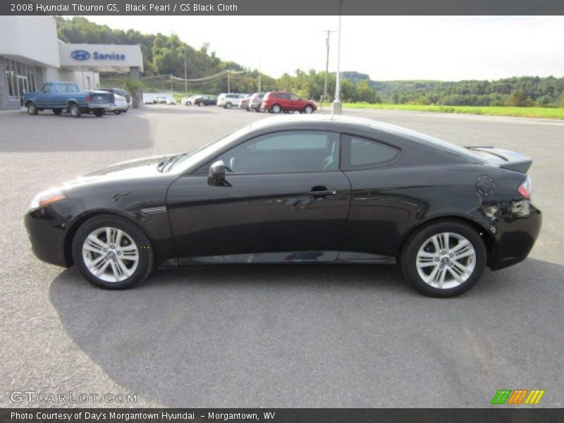 Black Pearl / GS Black Cloth 2008 Hyundai Tiburon GS