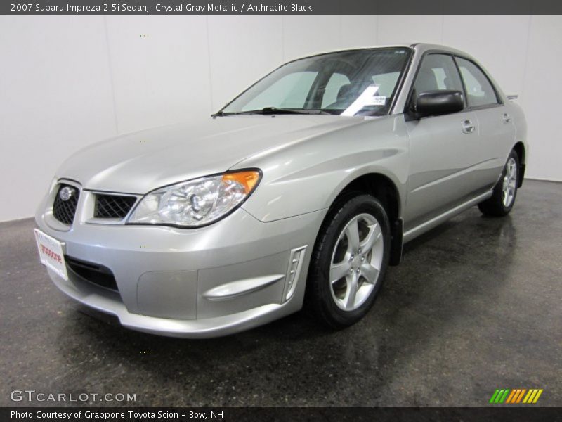 Crystal Gray Metallic / Anthracite Black 2007 Subaru Impreza 2.5i Sedan
