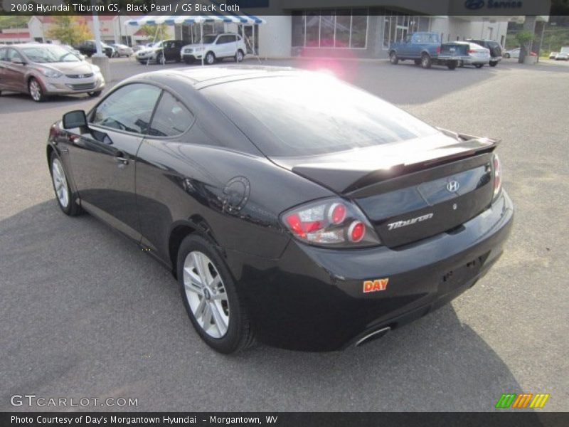 Black Pearl / GS Black Cloth 2008 Hyundai Tiburon GS