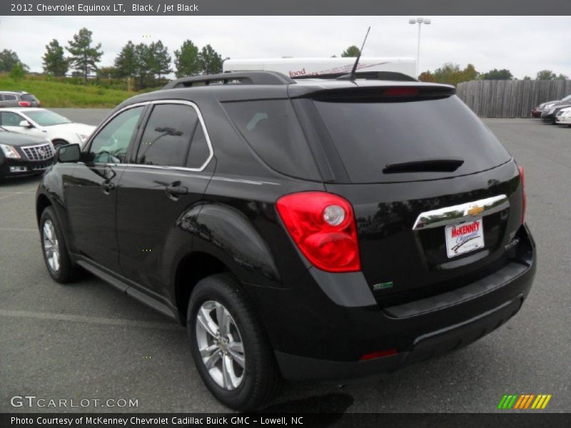 Black / Jet Black 2012 Chevrolet Equinox LT