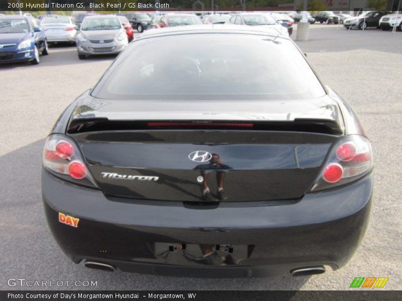 Black Pearl / GS Black Cloth 2008 Hyundai Tiburon GS