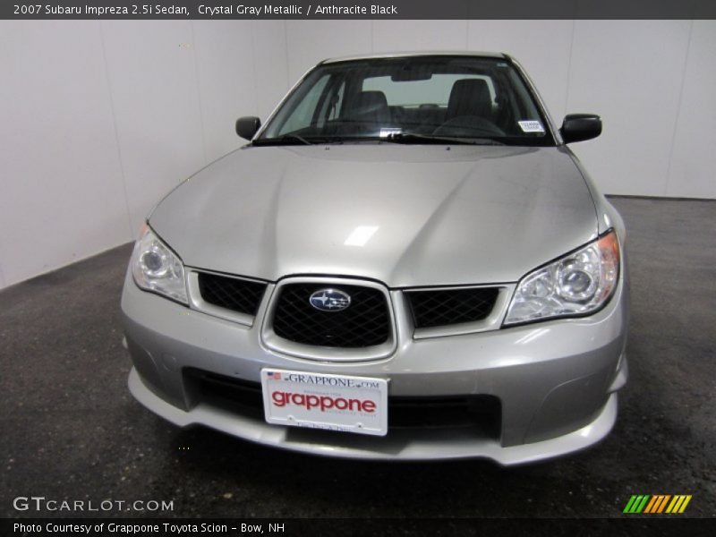Crystal Gray Metallic / Anthracite Black 2007 Subaru Impreza 2.5i Sedan
