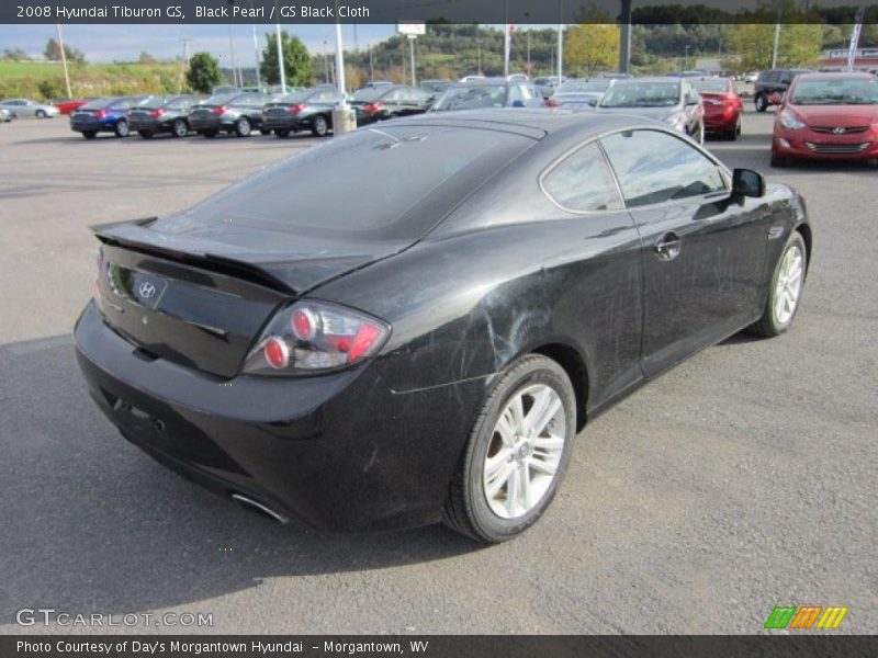 Black Pearl / GS Black Cloth 2008 Hyundai Tiburon GS