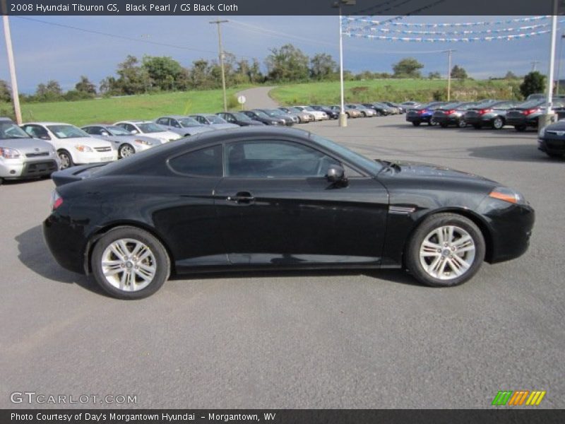 Black Pearl / GS Black Cloth 2008 Hyundai Tiburon GS